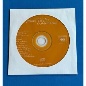 James Taylor October Road CD 2002 Columbia Records Rock Folk Paper Sleeve